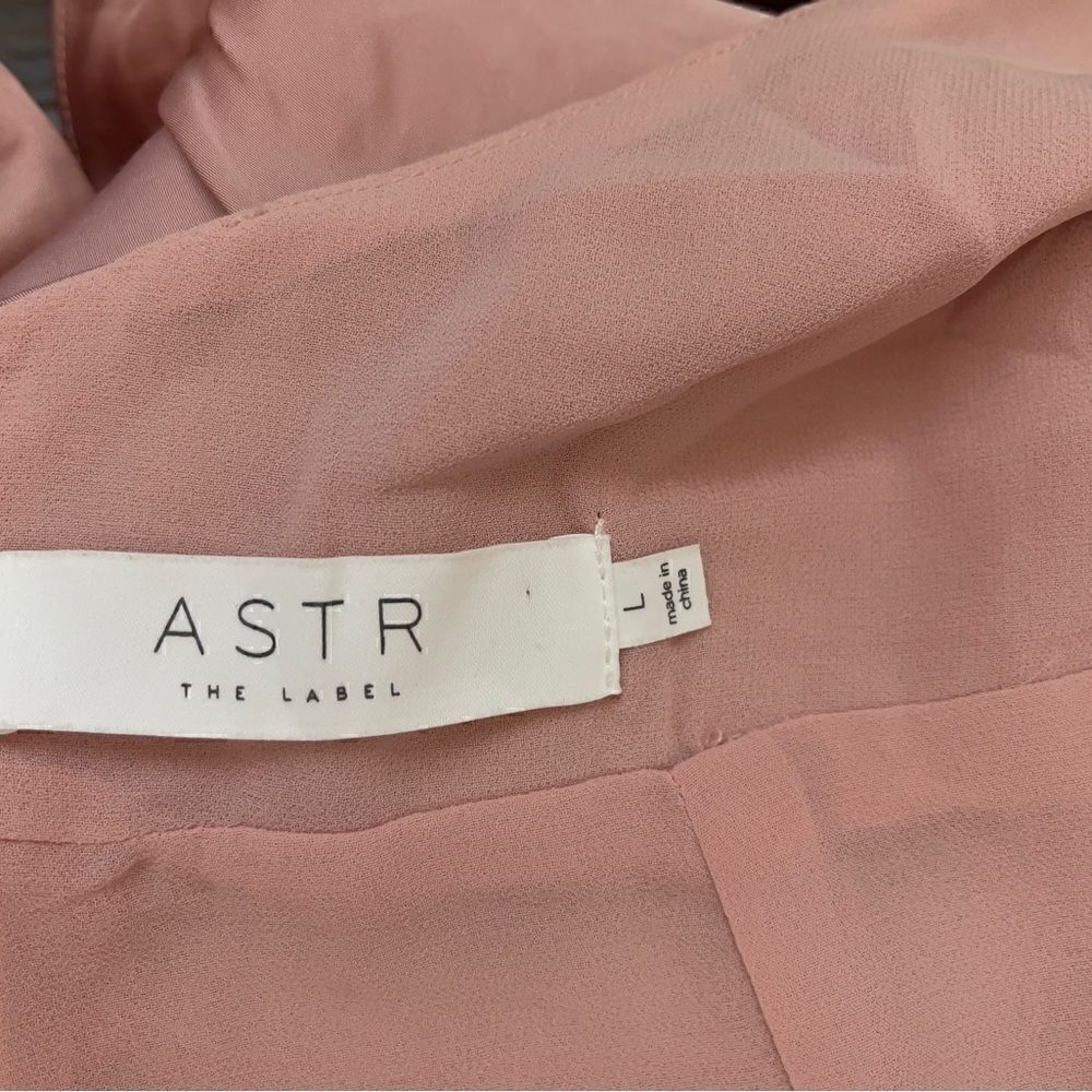 ASTR The Label Maria Ruffle Mini Rose Dress Size Large - Picture 4 of 6